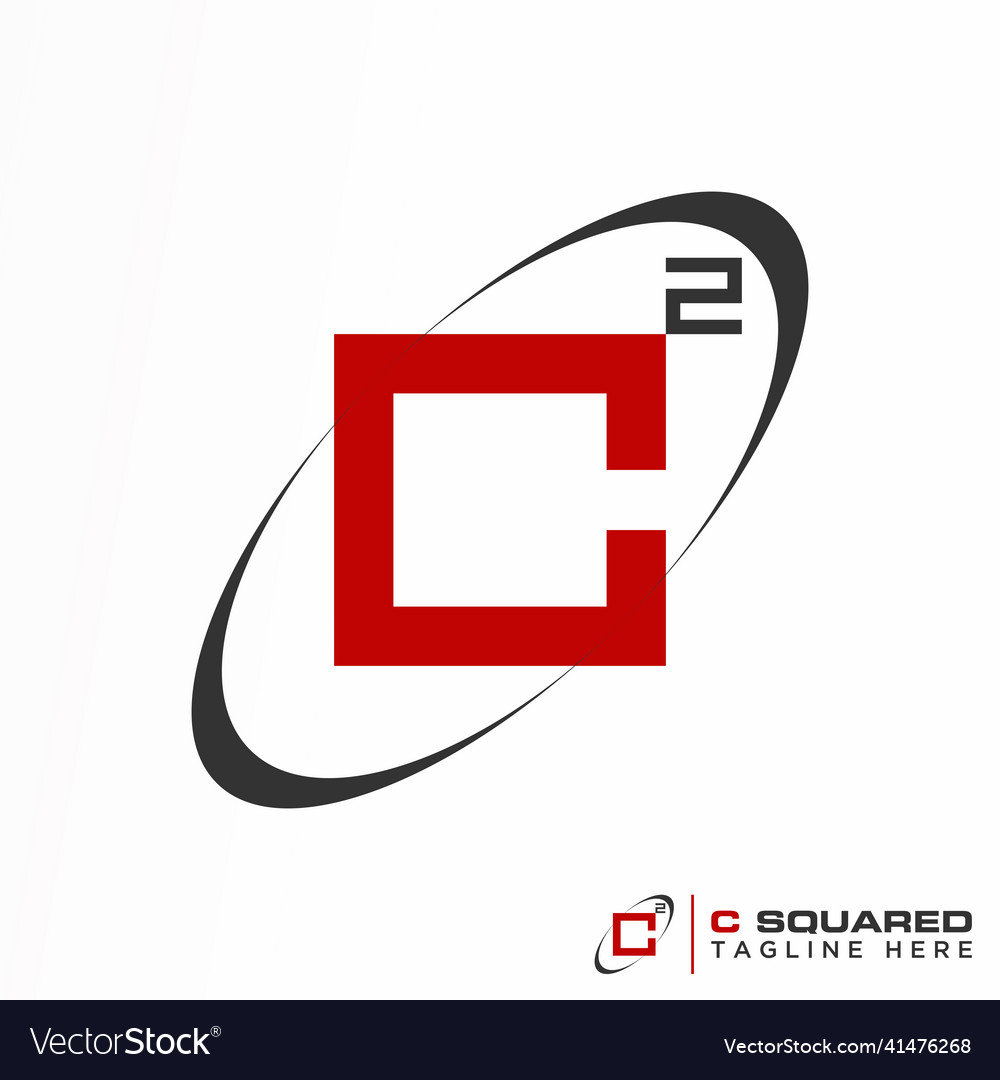 Symbol letter c squared font with ellipse