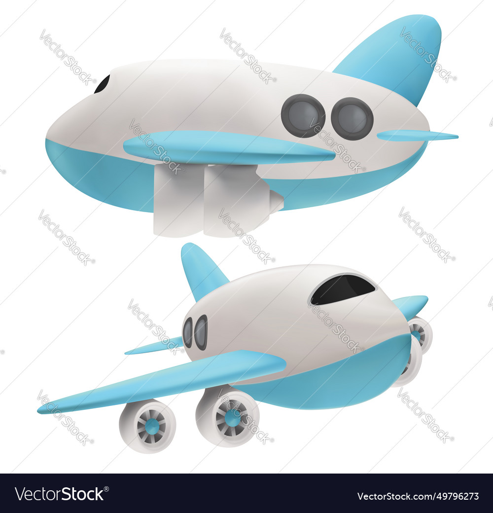 Flugzeug isoliert auf weißem Hintergrund eps 10 Vector Image Flugzeug isoliert auf weißem Hintergrund eps 10