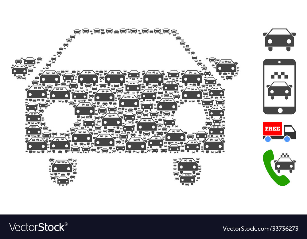 Car recursion mosaic self icons