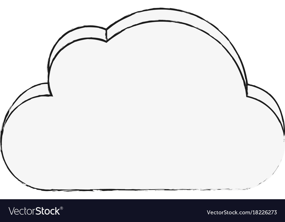 Cloud weather symbol