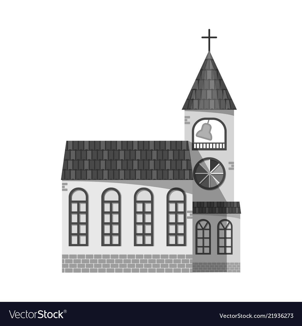 Design of building and front symbol