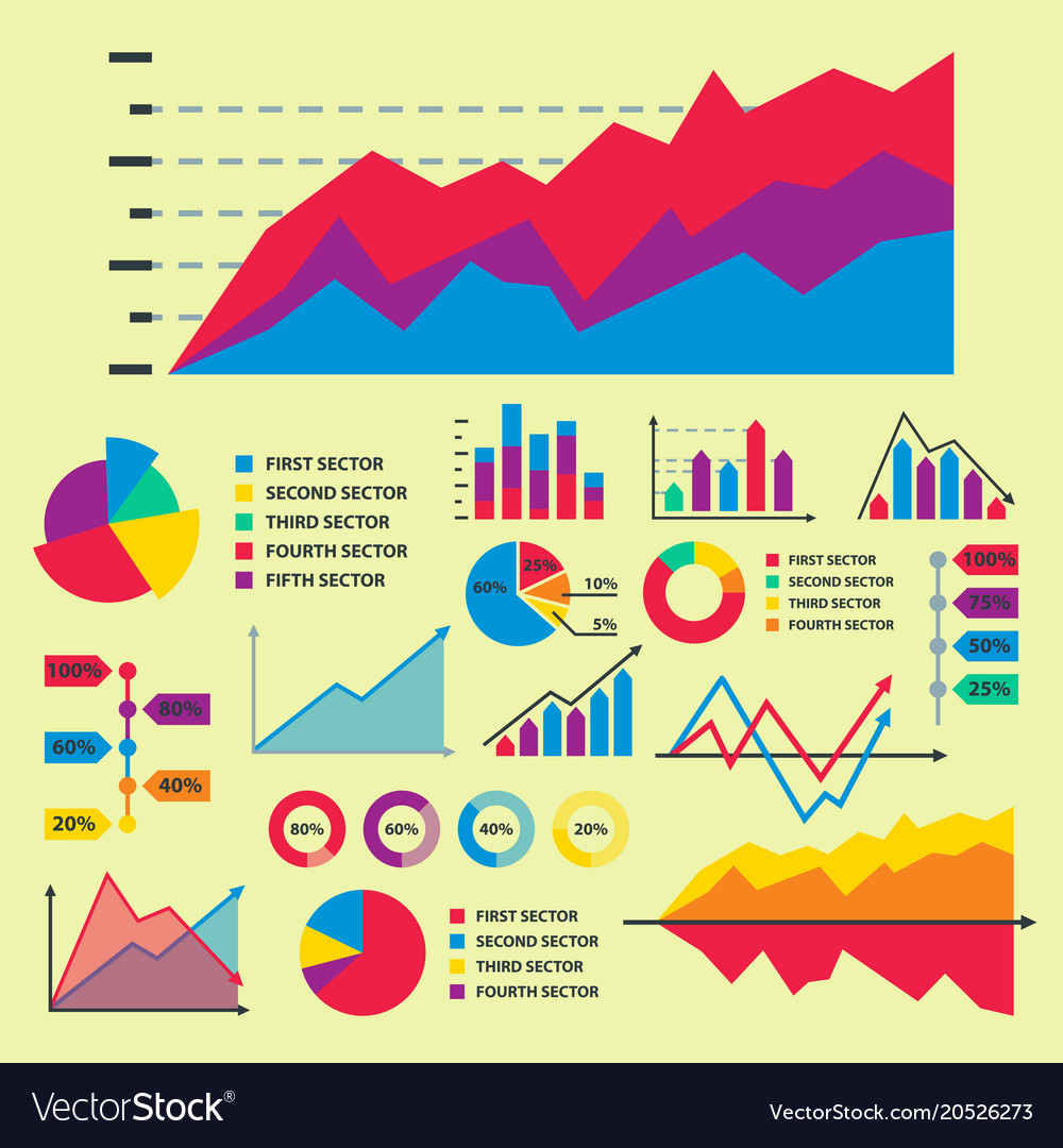 Diagram chart graph elements business