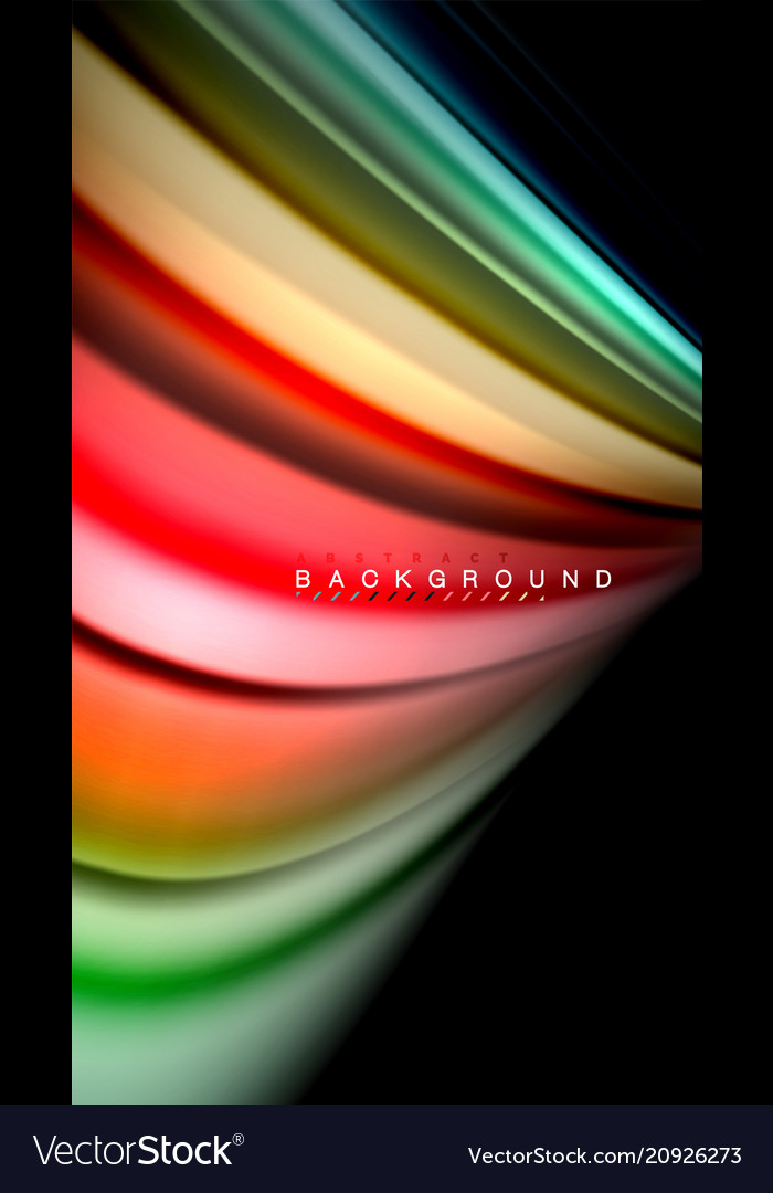 Fluid Color Wave Abstract