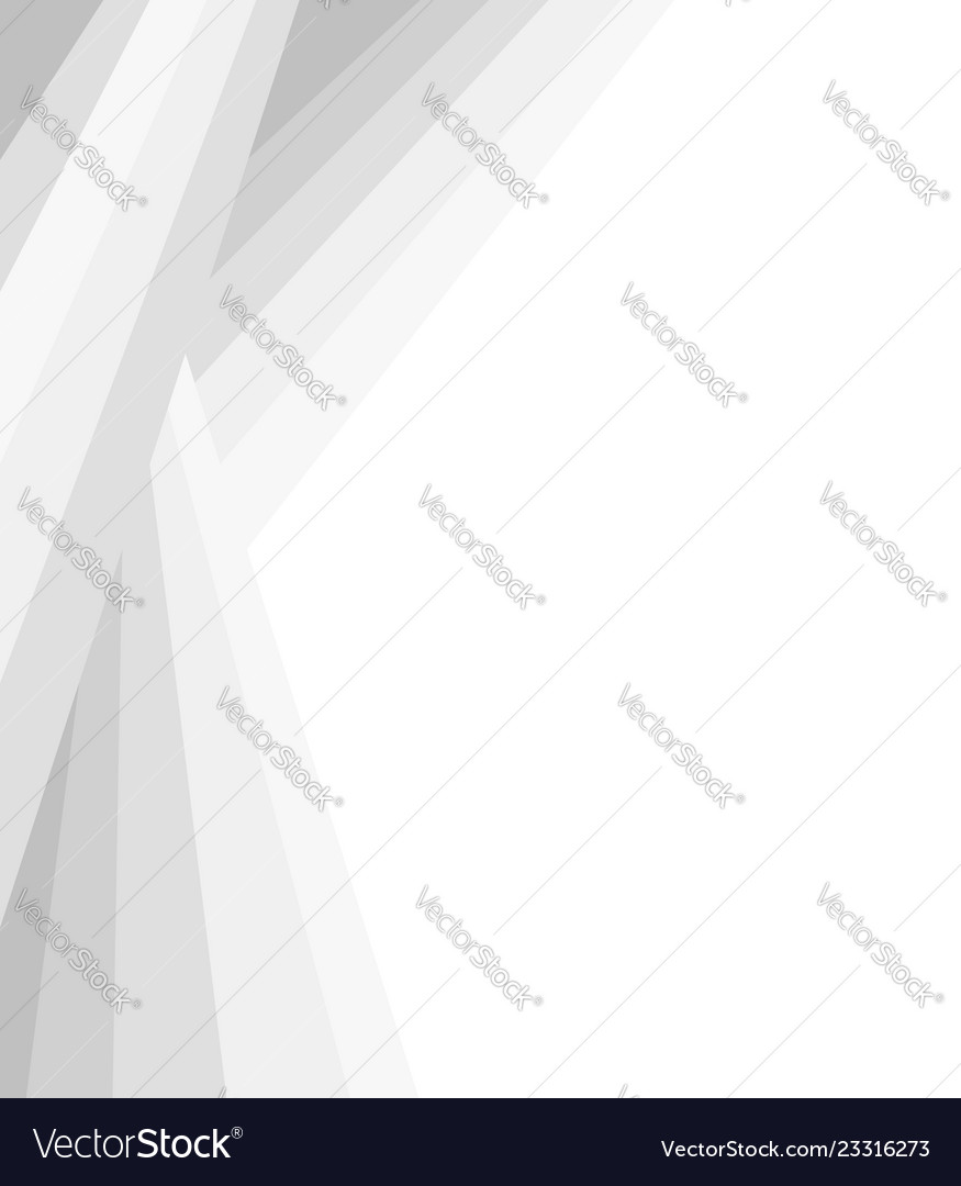 Grey white abstract geometric frame vector image Grey white abstract geometric frame