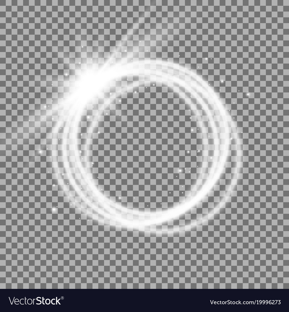 Light ring with tracing effect