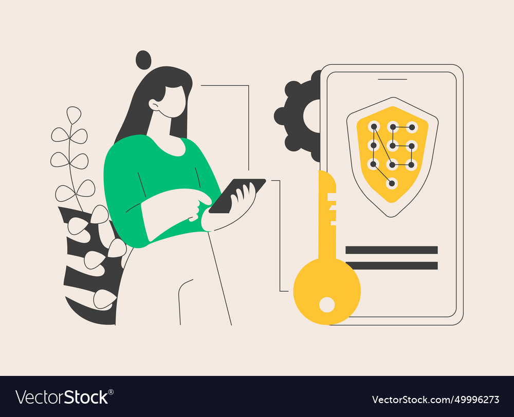 Secure web traffic abstract concept vector image Secure web traffic abstract concept