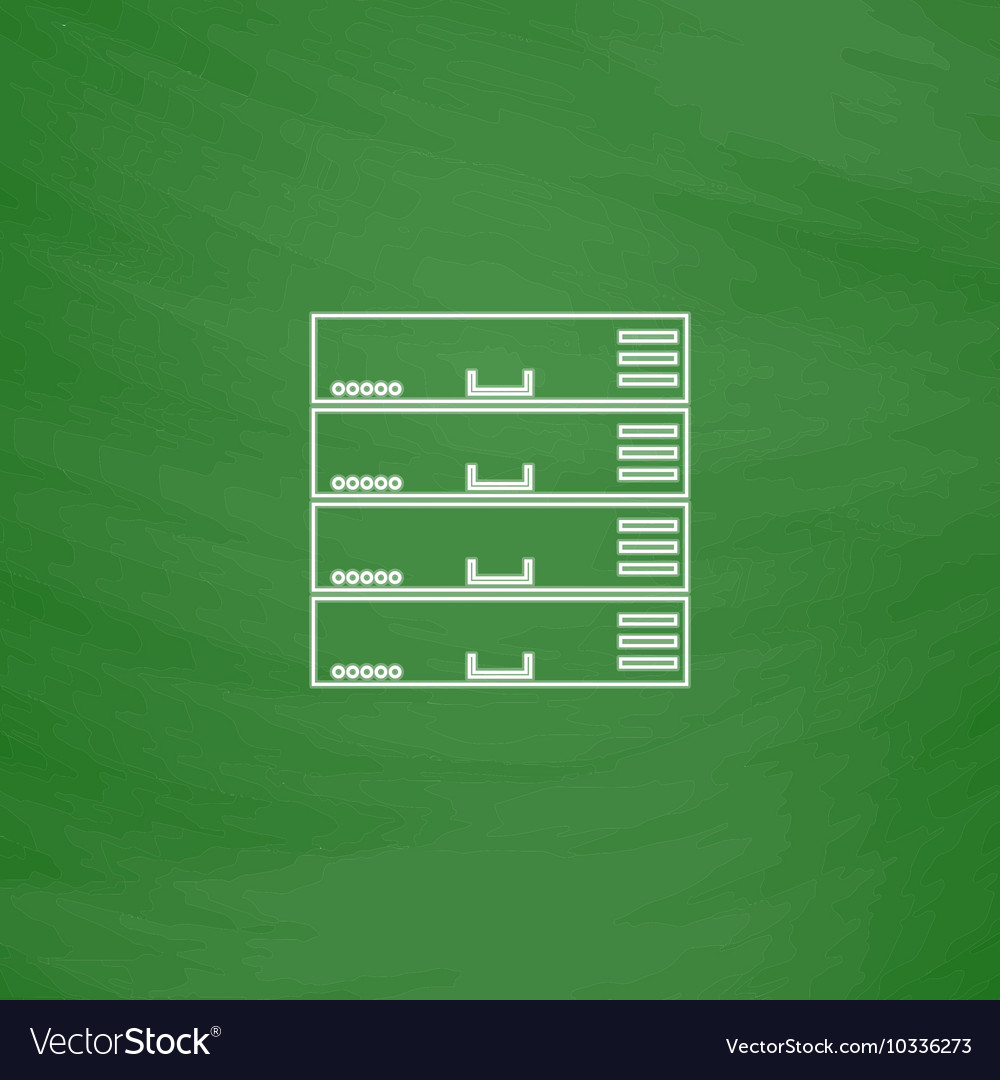 Server computer symbol