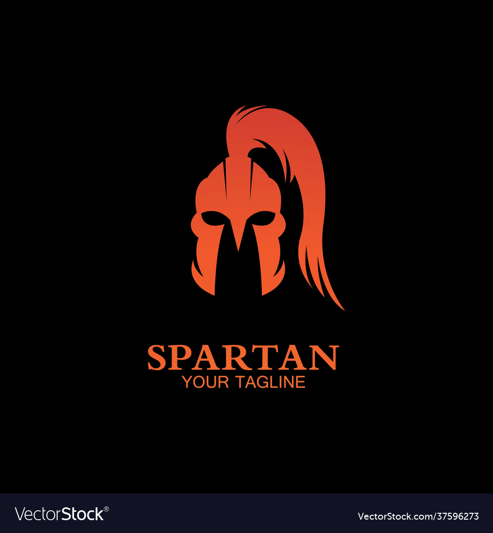 Spartan logo icon designs Royalty Free Vector Image