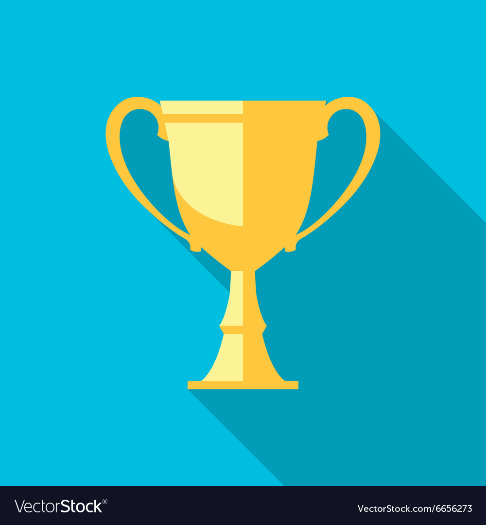 Trophy icons winner cup Royalty Free Vector Image