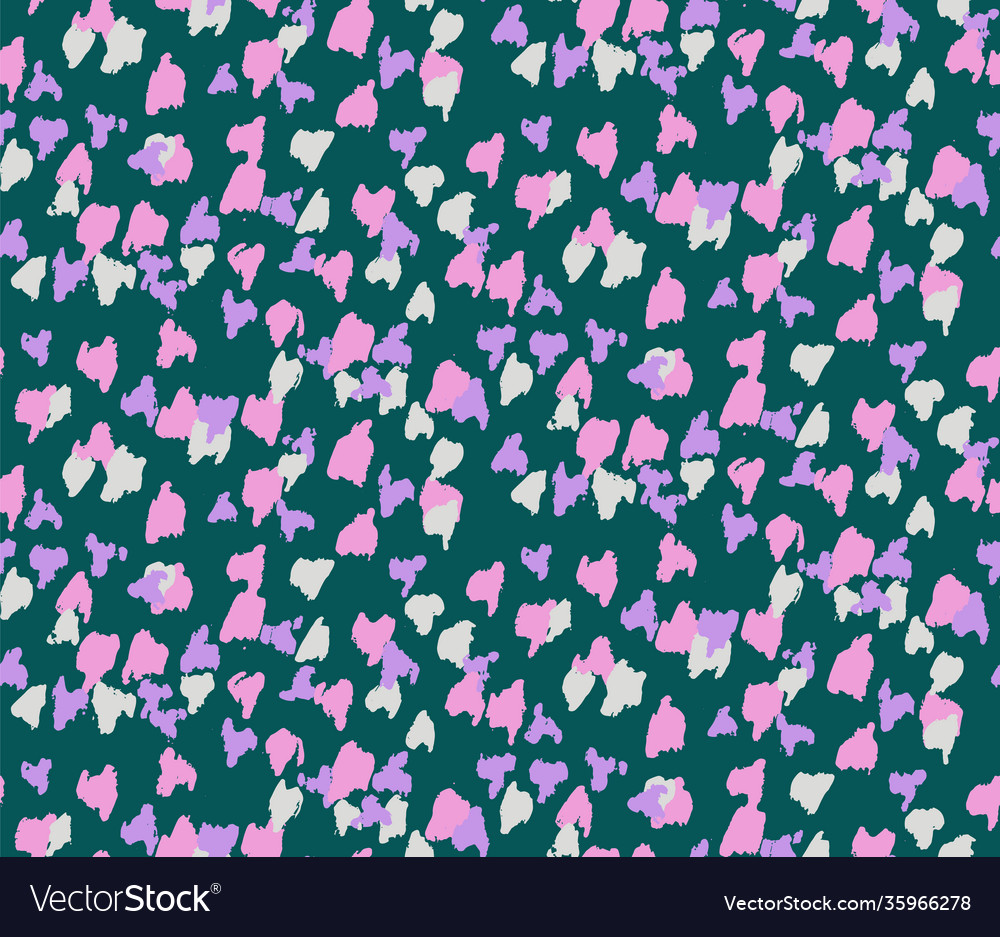 Abstract animal skin spots seamless pattern