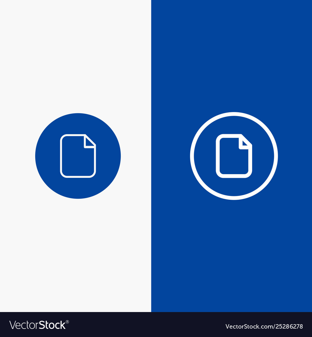 Document file basic ui line and glyph solid icon