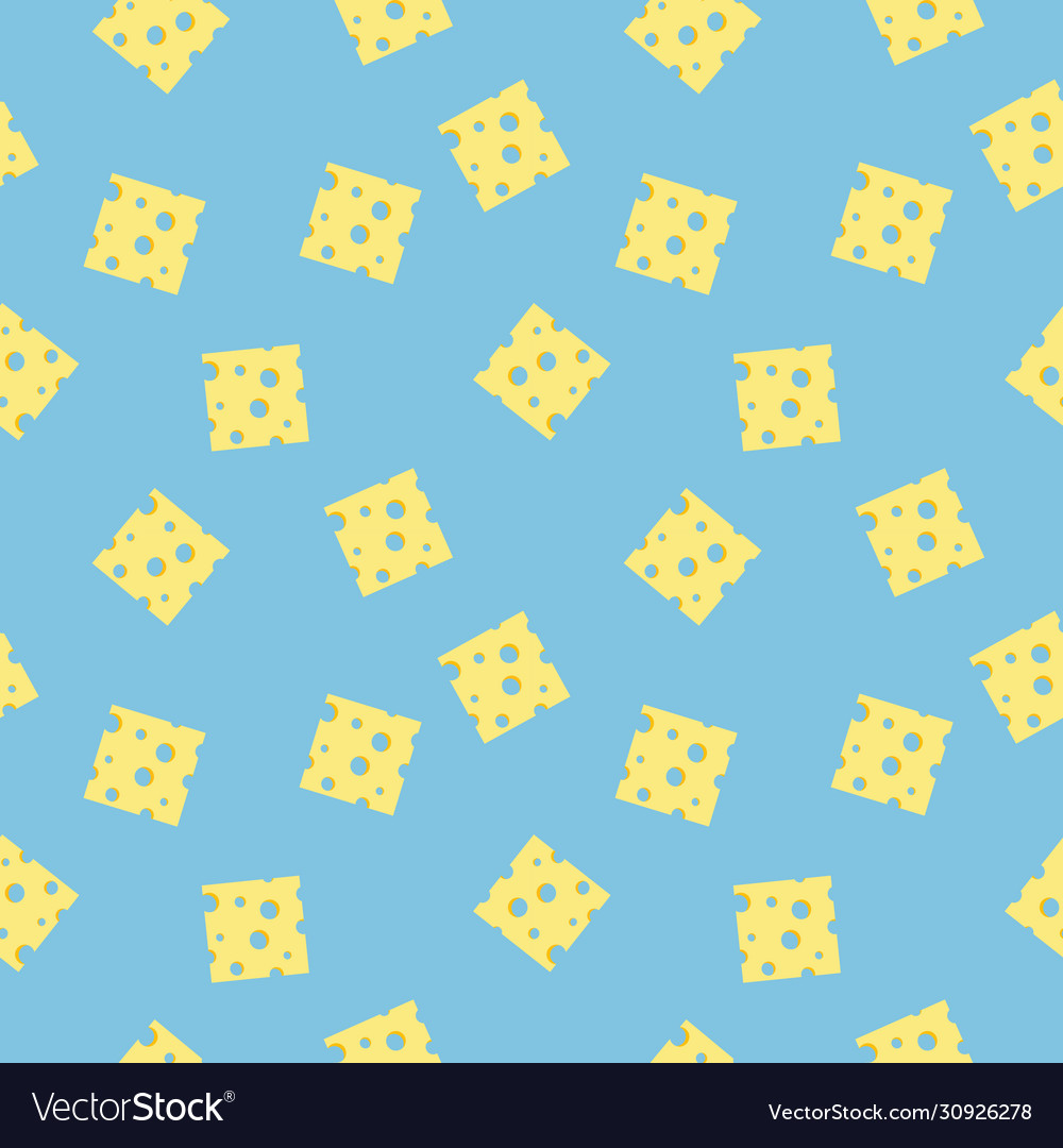 Seamless pattern with cheese slices esp 10