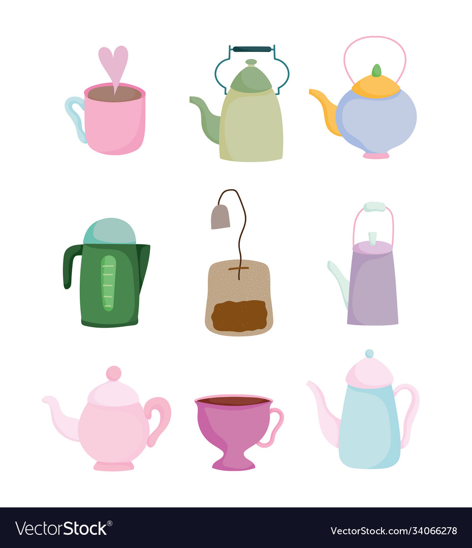 Tea time kitchen ceramic drinkware teabag cups