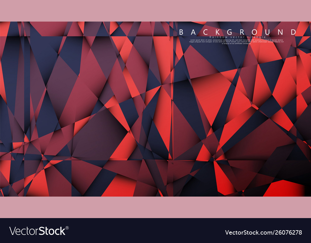 Triangle background with a combination dark