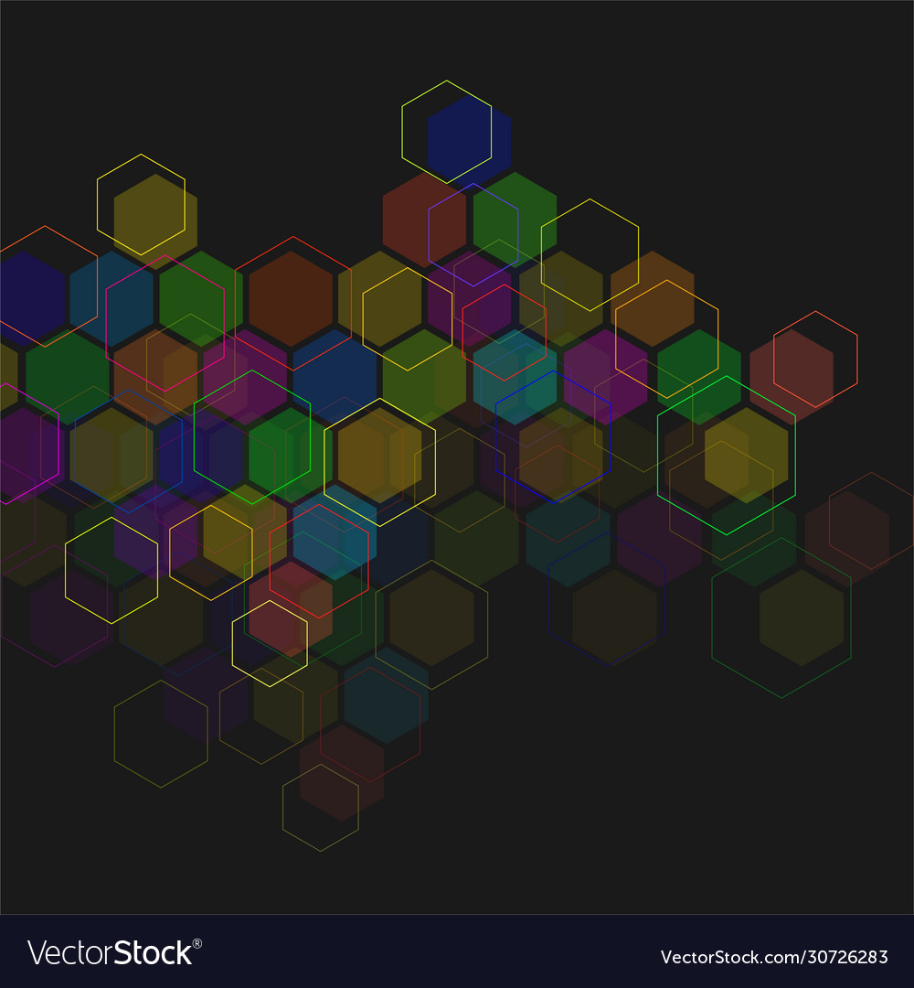 Abstract geometric background with colorful