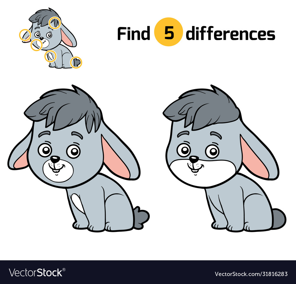 Find differences rabbit