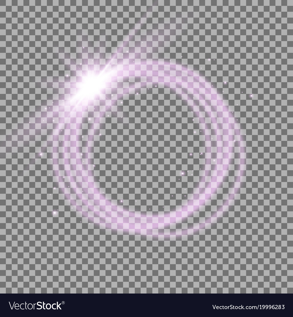 Light ring with tracing effect