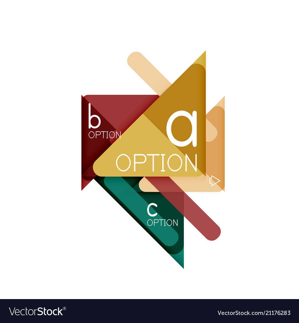 Triangle data visualization design option