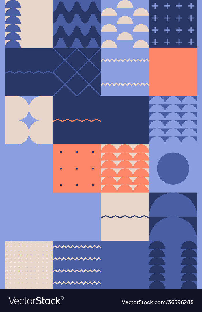 Abstract pattern design elements vector image Abstract pattern design elements