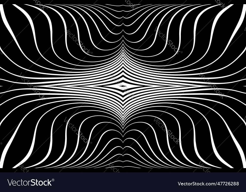 Abstract wavy lines pattern