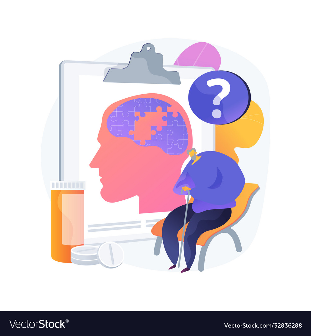 Alzheimer disease abstract concept vector image Alzheimer disease abstract concept
