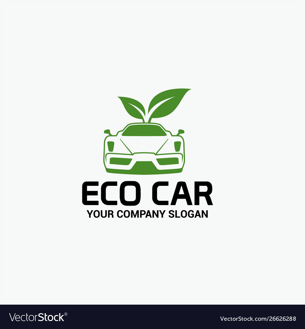 Eco Car Logo Royalty Free Vector Image - VectorStock