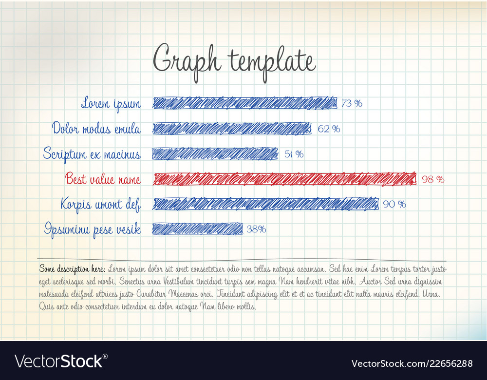 Handdrawn Statistics Column Graph