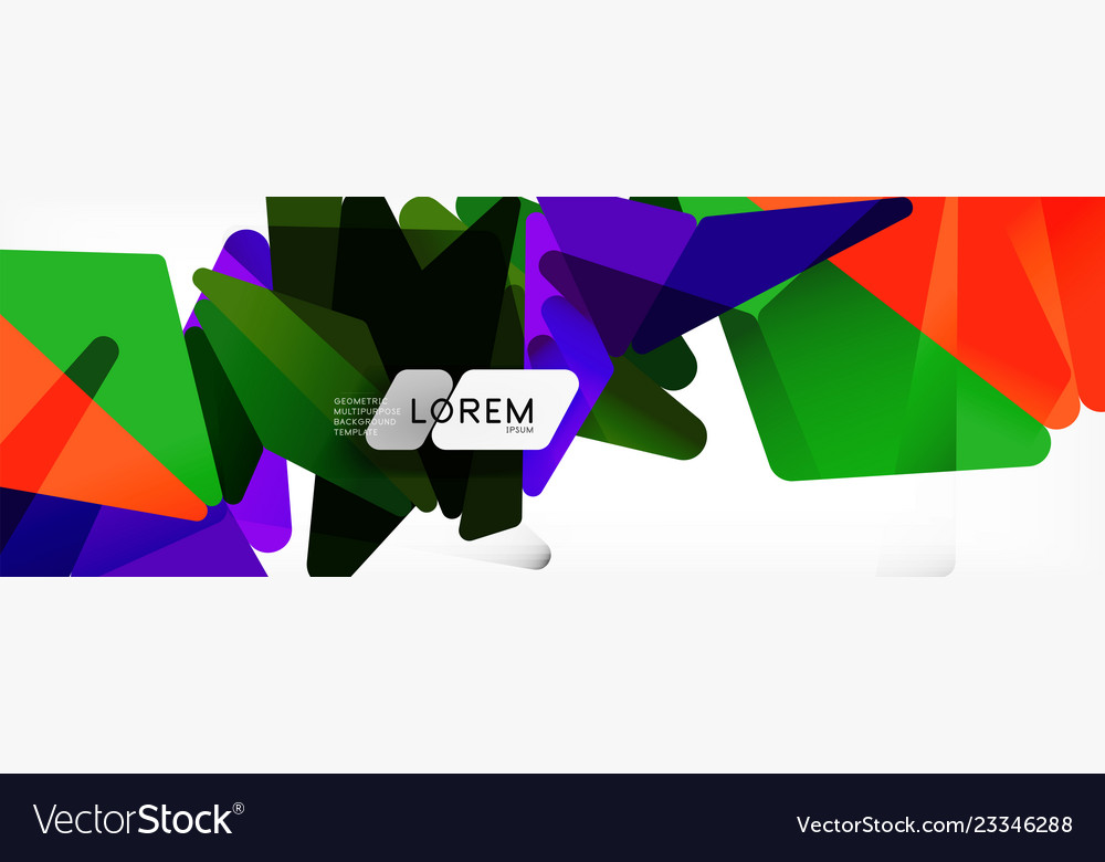Mosaic triangular low poly style abstract Vector Image Mosaic triangular low poly style abstract