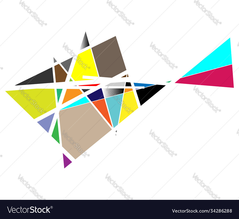 Noise glitch concept abstract colorful random vector image Noise glitch concept abstract colorful random