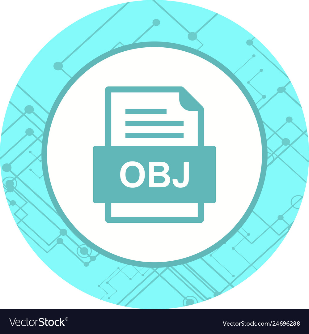 Obj file document icon