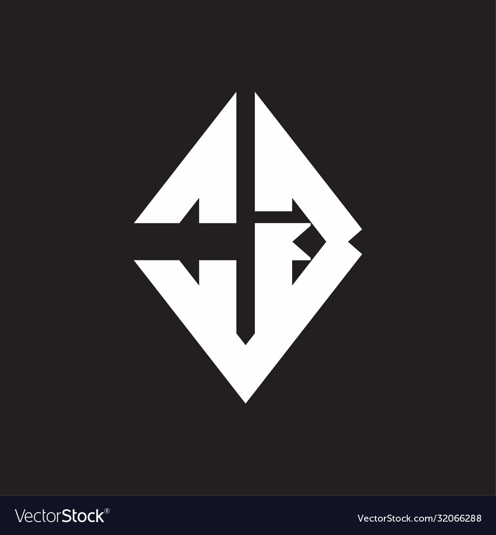 Og logo monogram with sharp square design template
