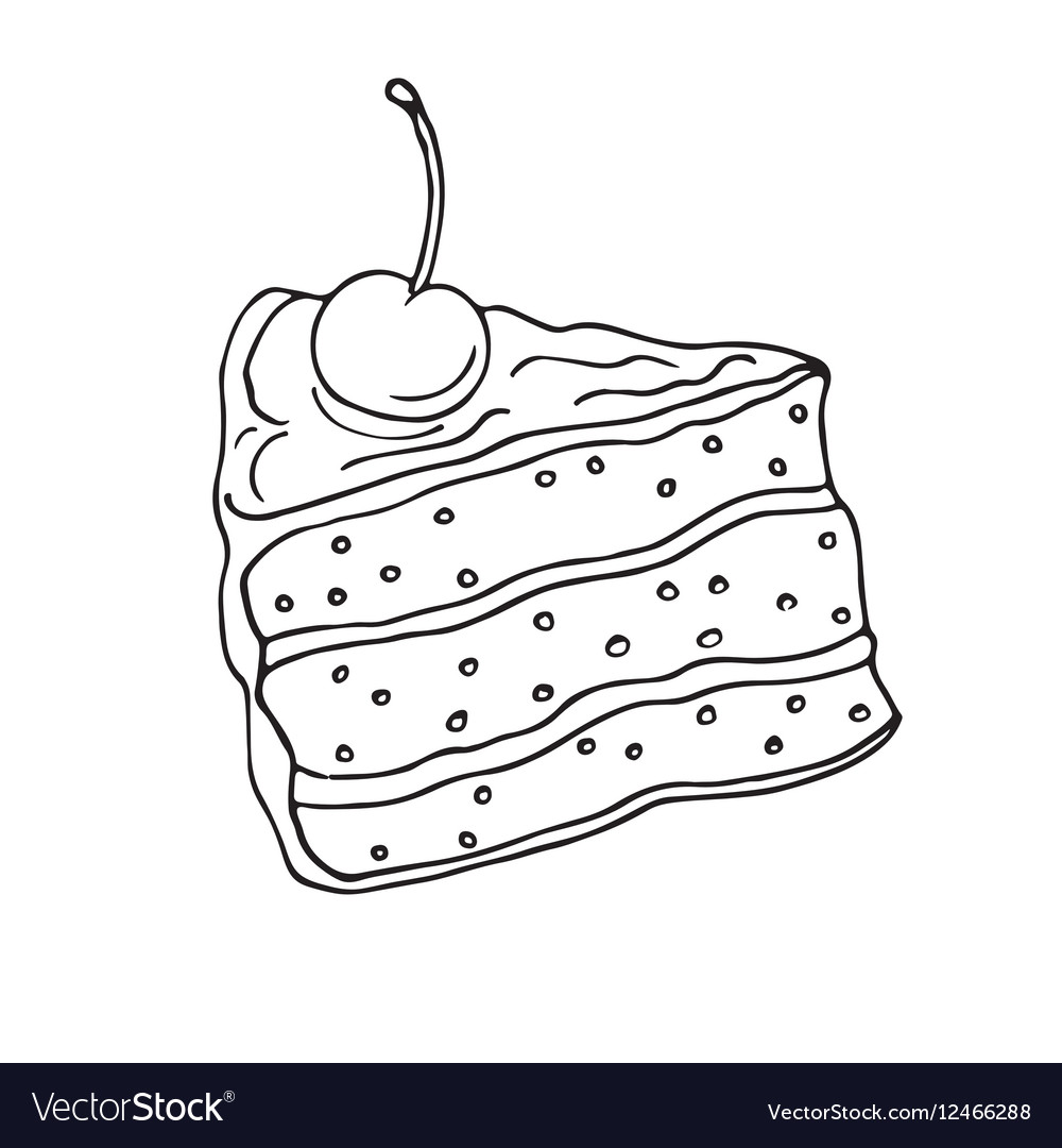 Featured image of post Sketch Slice Of Cake Drawing