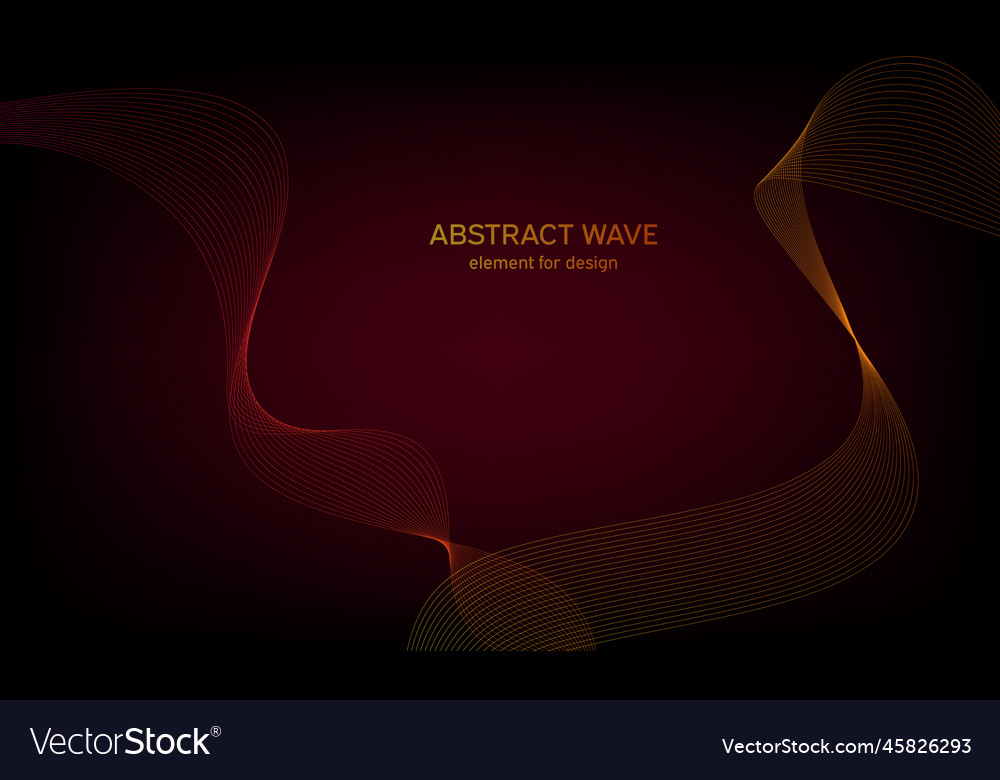 Abstract wave element for design digital Vector Image Abstract wave element for design digital
