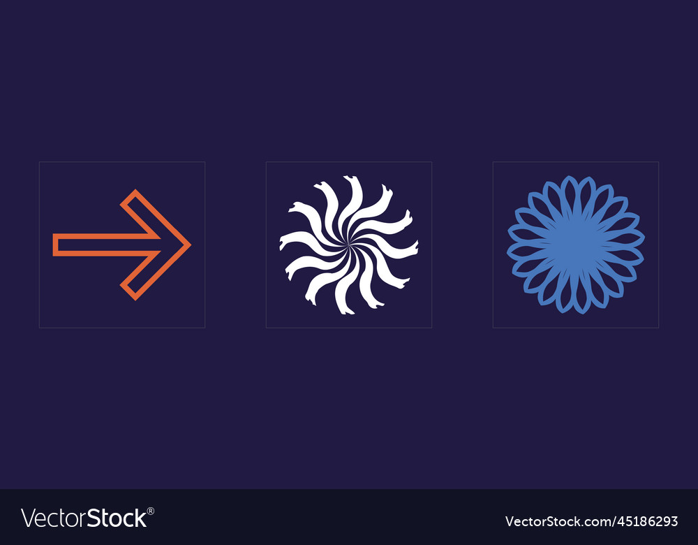 Collection of y2k elements large set retro Vector Image Collection of y2k elements large set retro