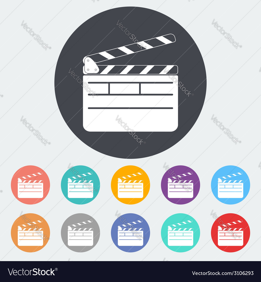 Director clapperboard icon