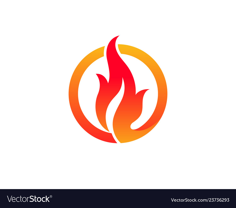 Fire flame Royalty Free Vector Image - VectorStock