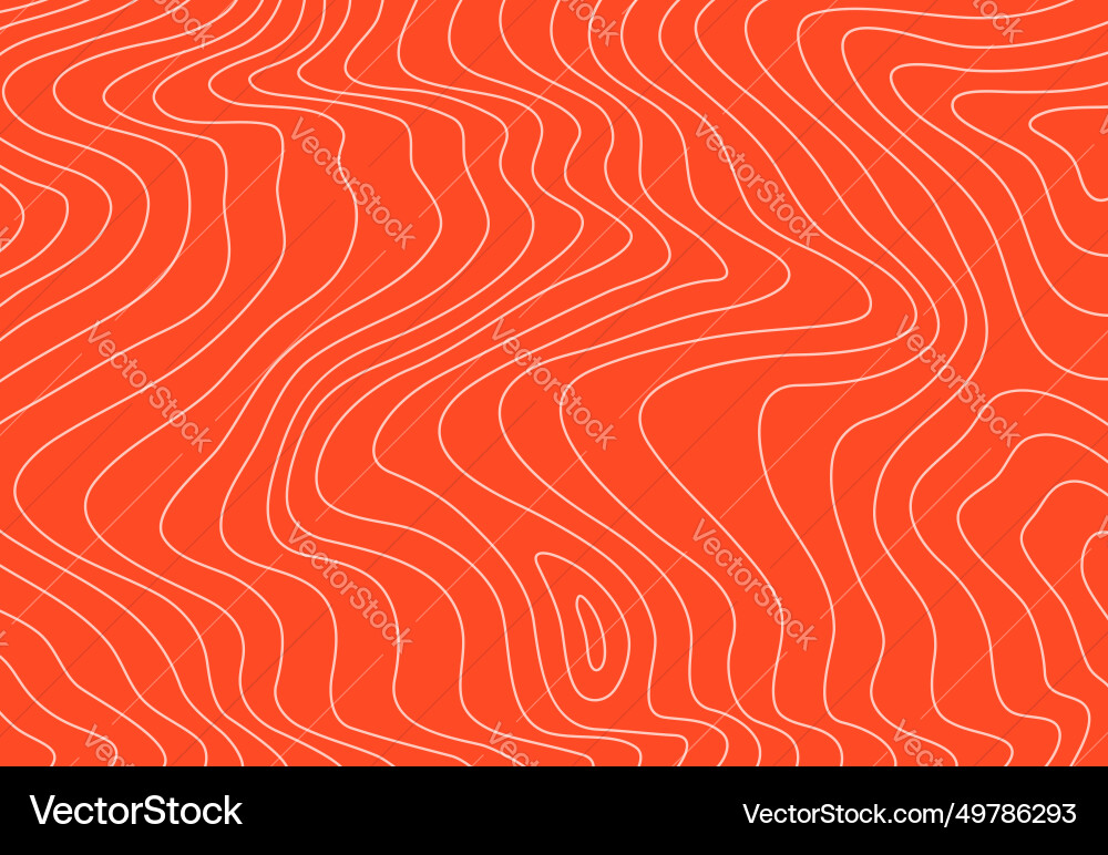 Salmon fish meat pattern background red texture Vector Image