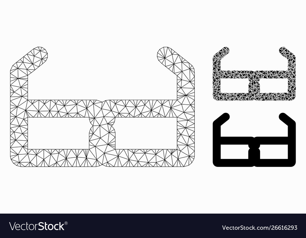 Spectacles mesh network model and triangle