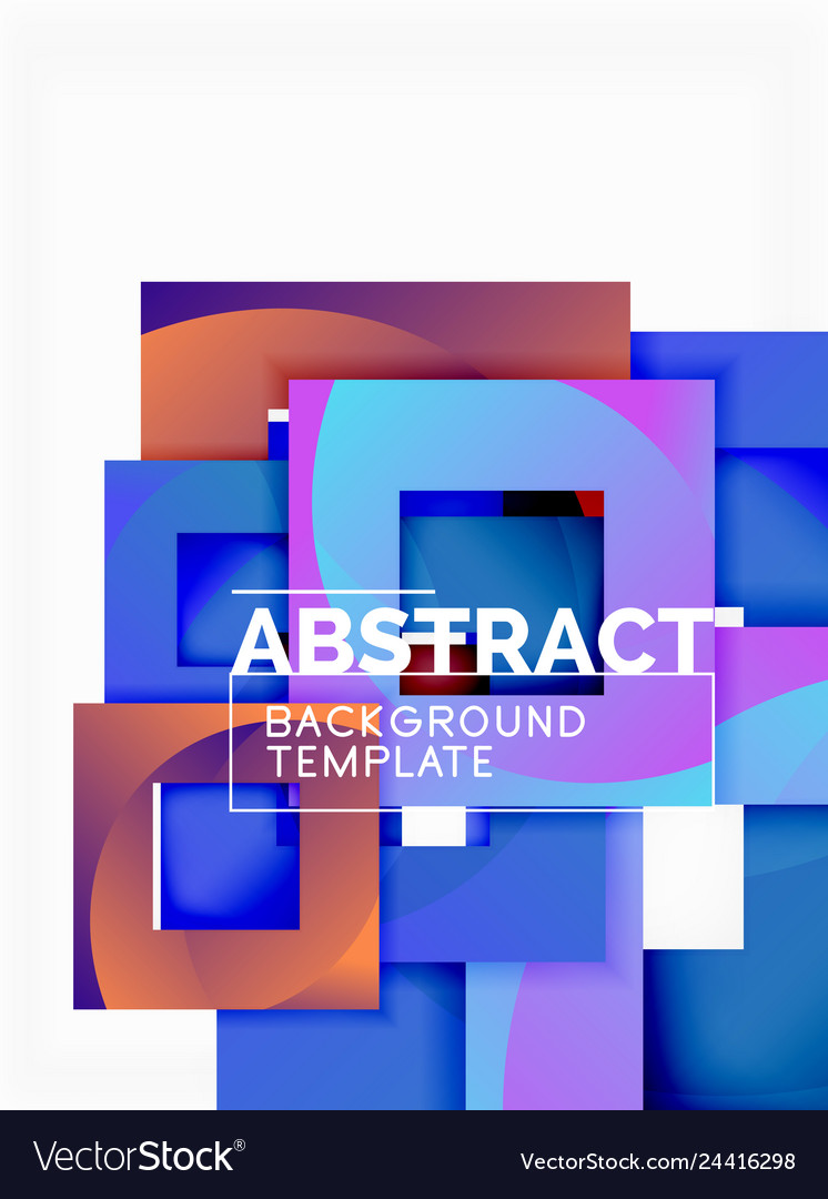 Background abstract squares geometric minimal Vector Image Background abstract squares geometric minimal