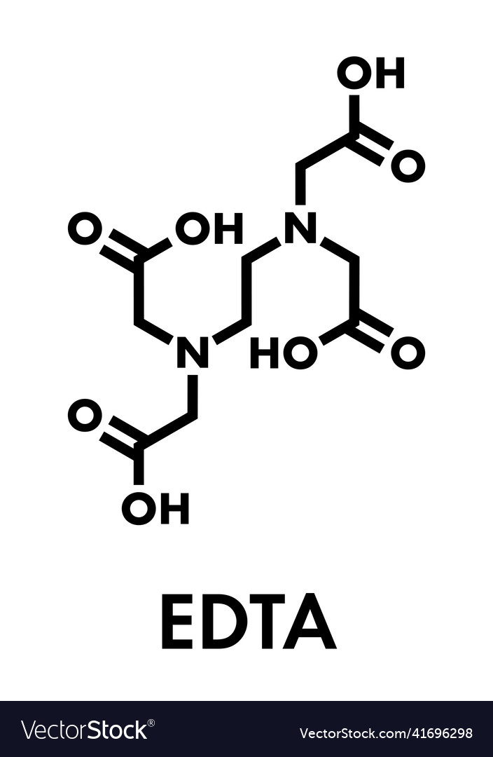 Edetate edta Medikamentenmolekül medizinisch verwendet