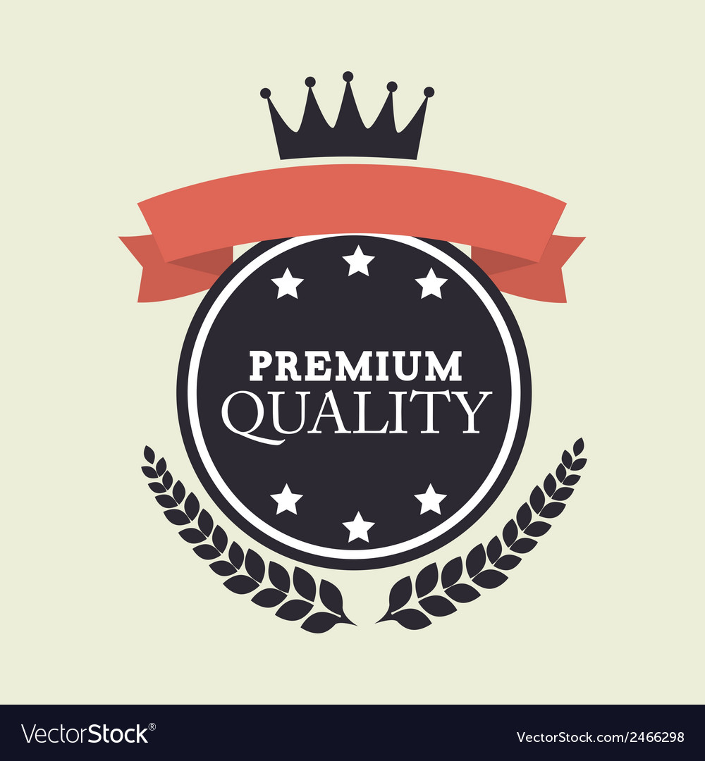 Emblem design over beige background