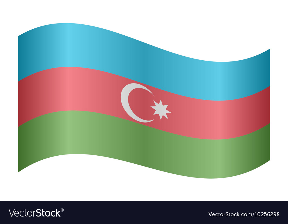 Флаг азербайджана рисунок