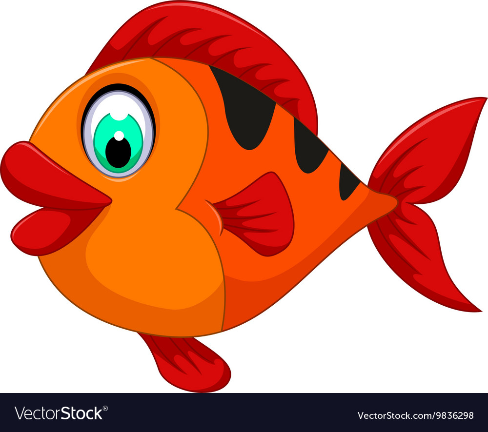 funny fish cartoon