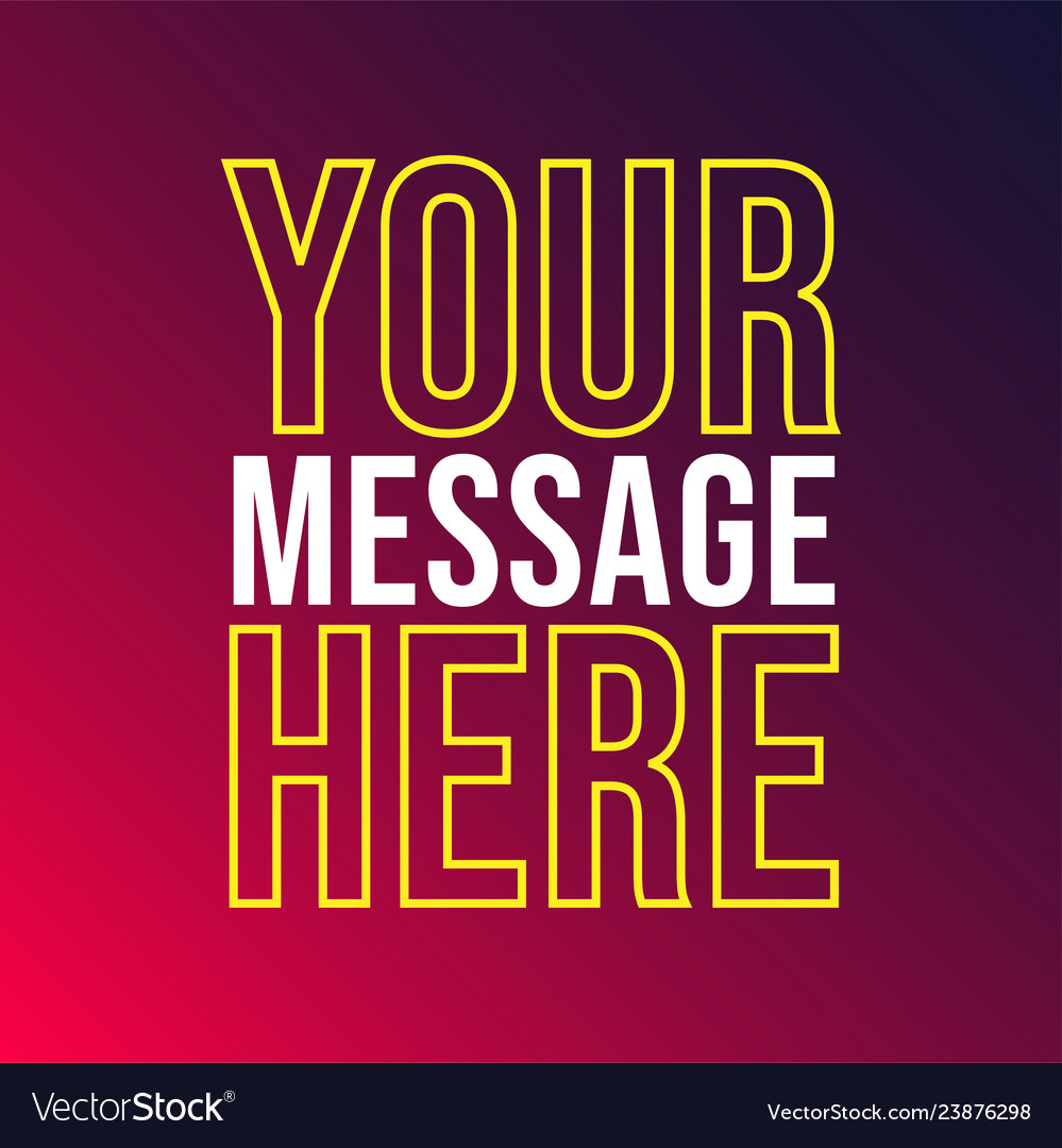 i will be here message