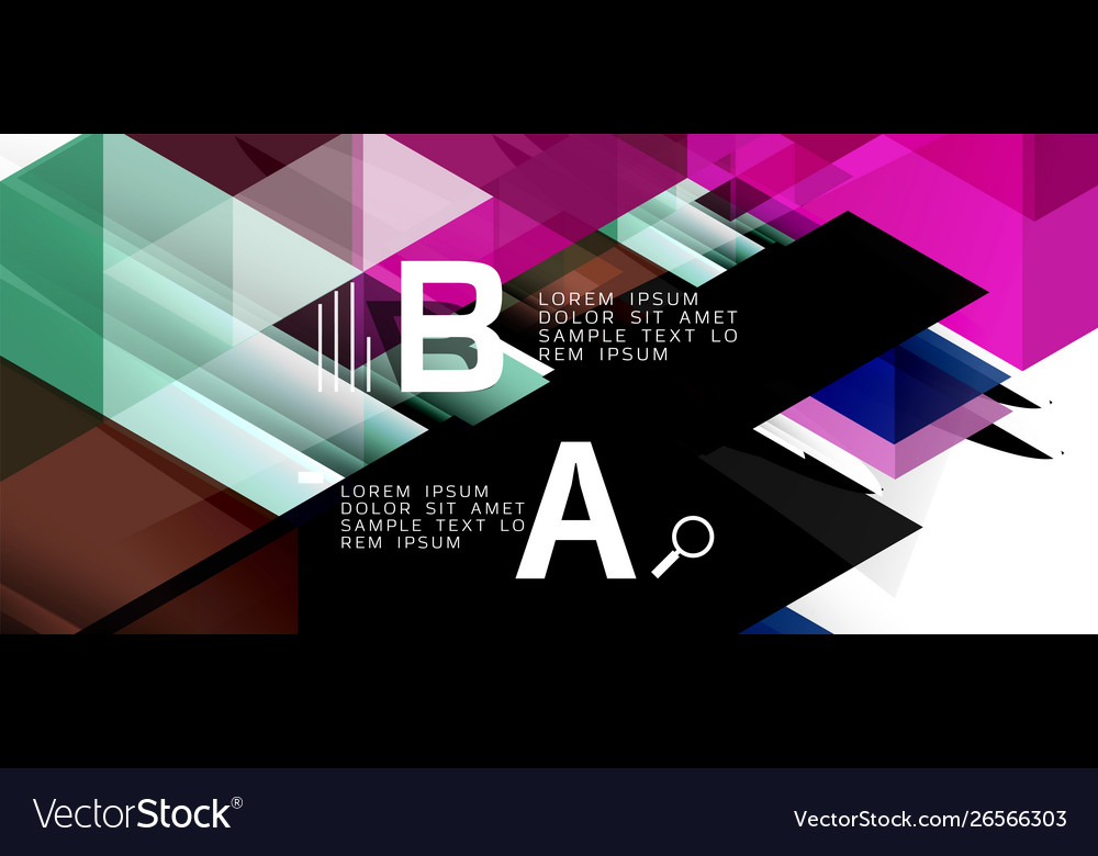 Abstract triangle pattern colorful backdrop Vector Image Abstract triangle pattern colorful backdrop