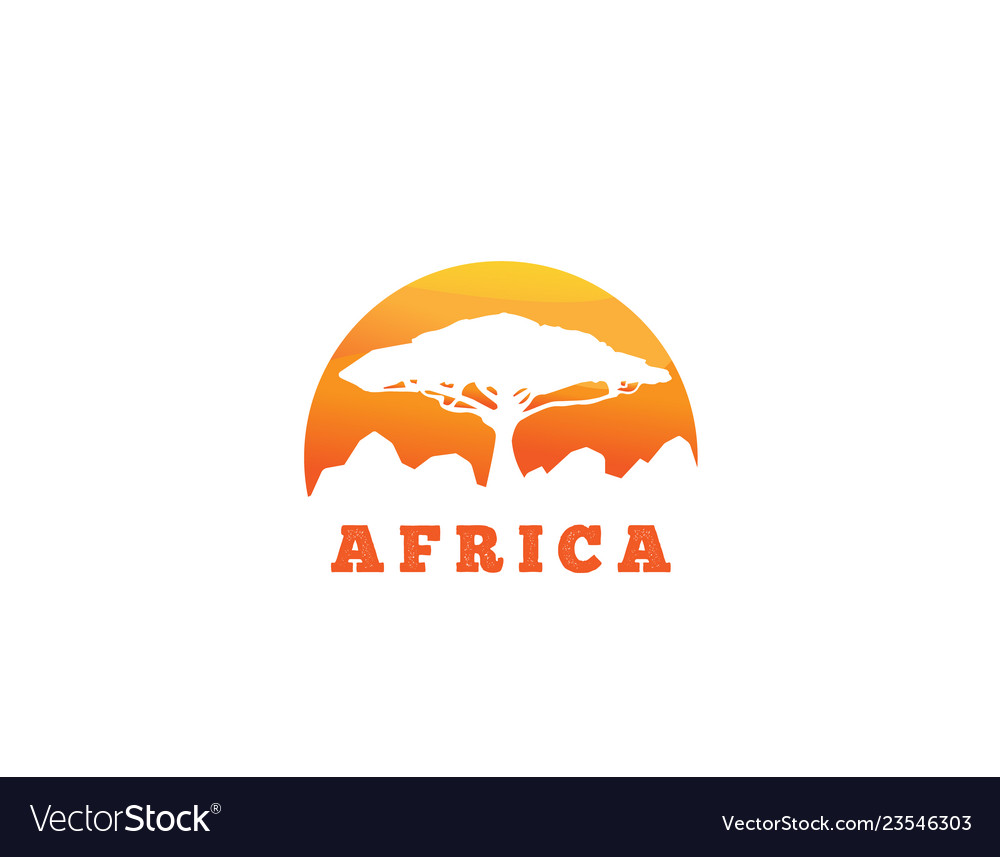 Africa logo Royalty Free Vector Image - VectorStock