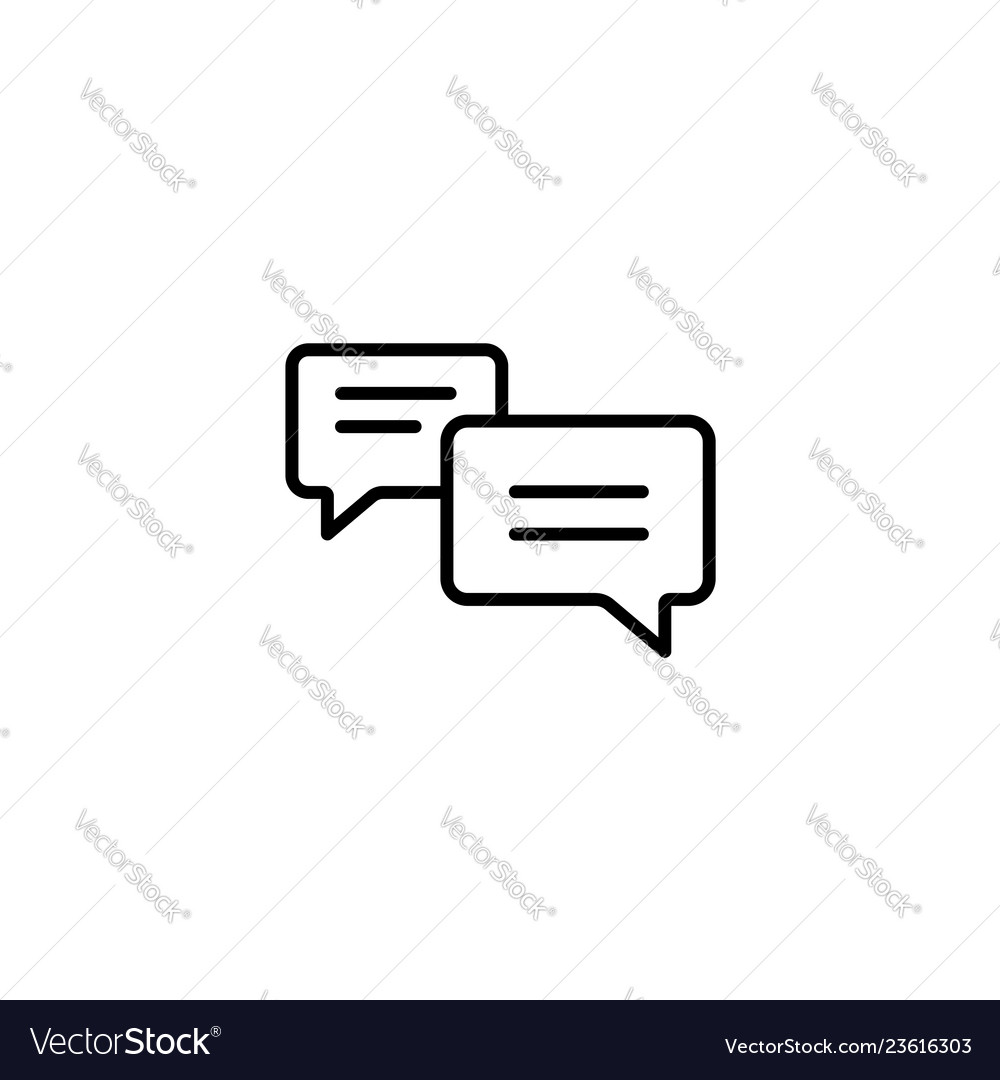 Dialog Icon - Speech Bubble