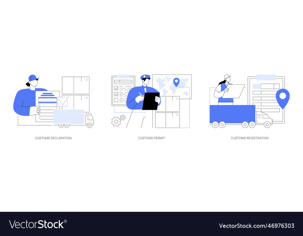 Export documents abstract concept vector image Export documents abstract concept