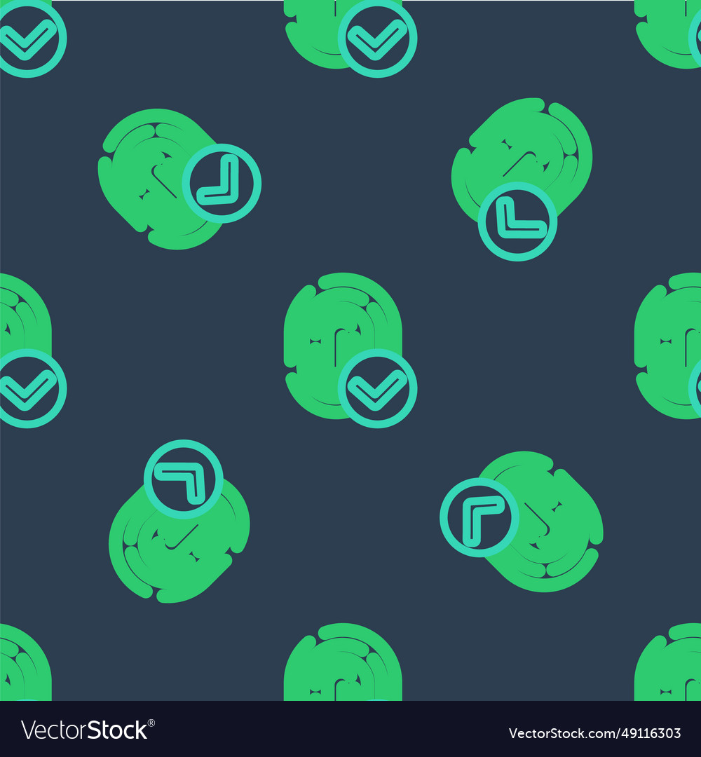 Line fingerprint icon isolated seamless pattern vector image Line fingerprint icon isolated seamless pattern