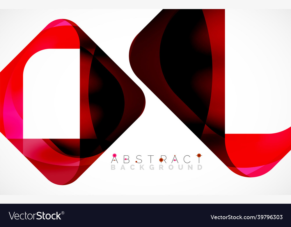 Minimal background abstract square shape vector image Minimal background abstract square shape